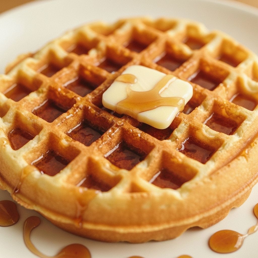 Klasik Belçika Waffle